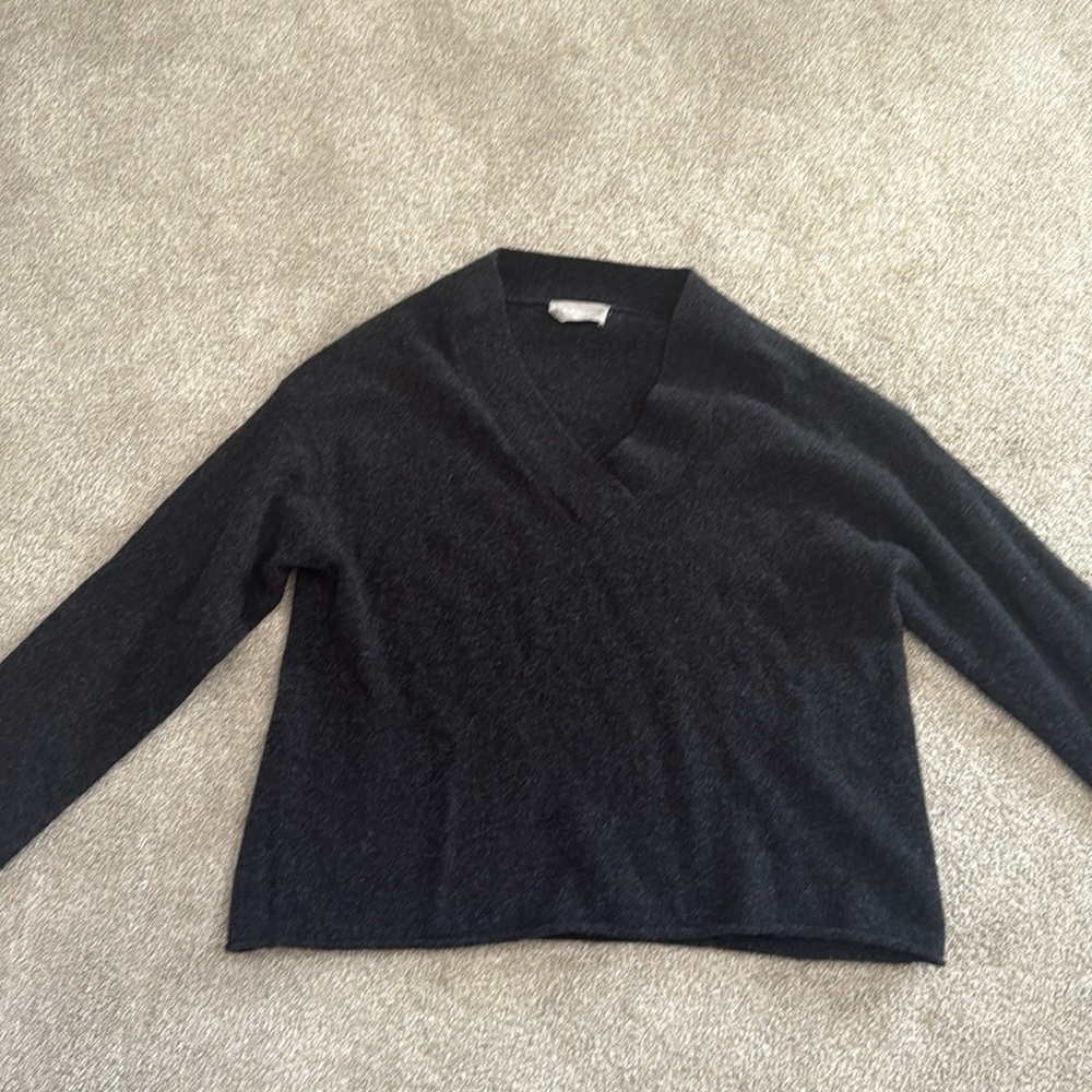 Charcoal wool blend Everlane sweater